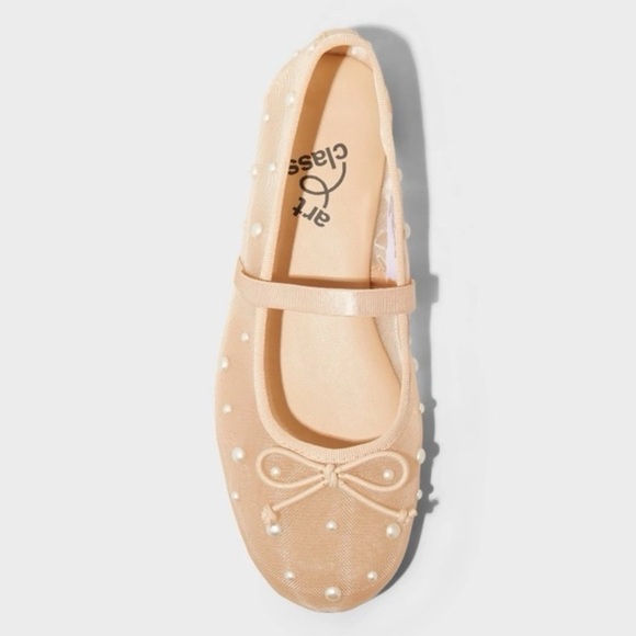 art class Other - Art Class - Girl’s Fleur Mesh Pearl Ballet Flats Size 4